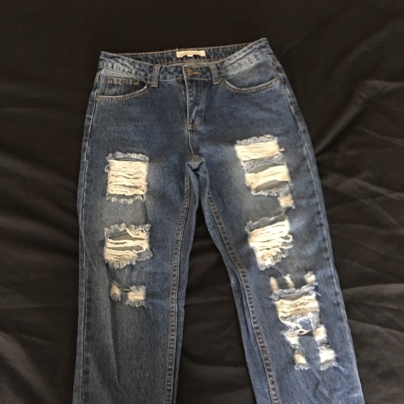 Jeans riped high waisted - Picture 4 of 7